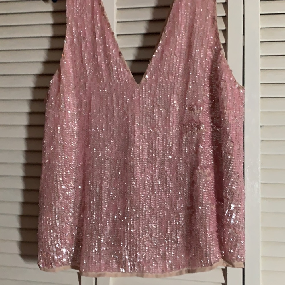 Pink Sequined Top - Picture 2 of 5
